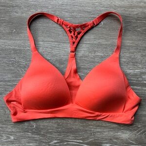 Aerie Orange Seamless Bra Intimates